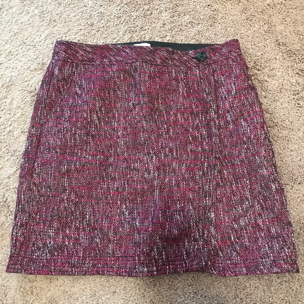 Loft tweed skirt